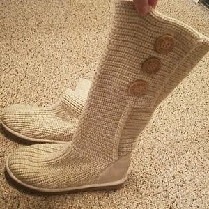 crochet tall uggs